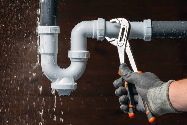 Professional Plumber technician working in Cambria, WI